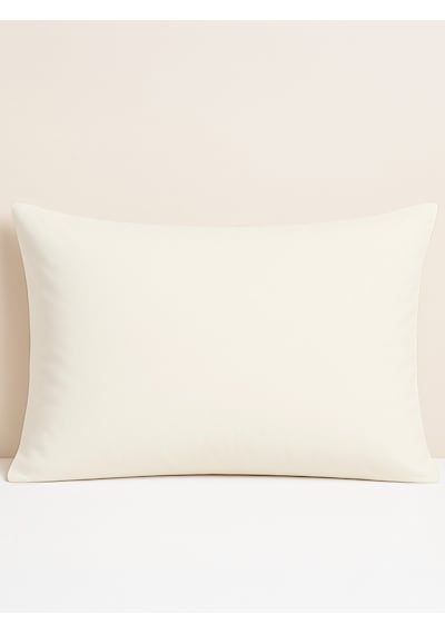Purecomfort %100 Doğal Pamuk 2'li Yastık Kılıfı Seti Toz Pembe Ekru