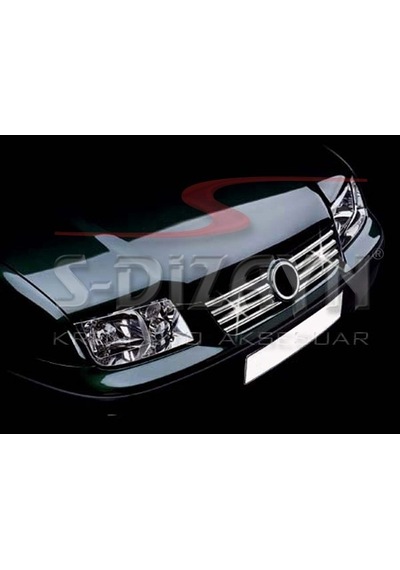 S-Dizayn  Volkswagen Bora Krom Ön Panjur 8 Prç 1998-2004