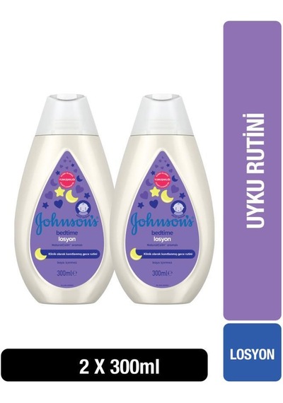 Johnson's Bedtime Losyon 300 Ml X 2 Adet
