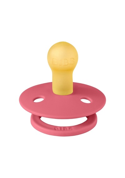 Bibs Studio Colour Block Kauçuk Emzik / Baby Pink & Coral 0-6 Ay Karışık Çok Renkli