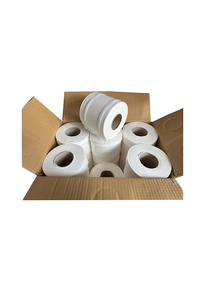 Foryu İçten Çekme Cimri Small Beyaz Rulo Tuvalet Kağıdı - 4 Kg - 2 Kat - 12 Adetlik Koli
