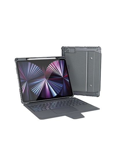 Nillkin Nlk-0336 Bumper Combo Klavyeli Kılıf Apple Uyumlu iPad Pro 12.9 İnç 2020/2021/2022