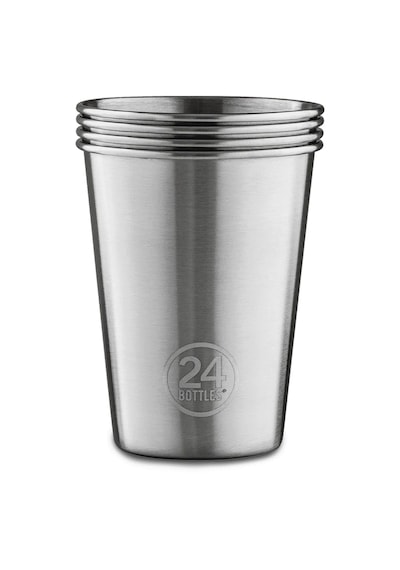 Paslanmaz Çelik Kutlama Bardağı - 4 Adet Metal