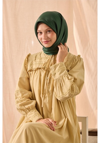 Silk Home Düz Shiny Eşarp 75006-76 Zümrüt