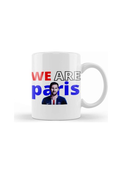 We Are Parıs Leo Messi Kupa Bardak Porselen Karışık