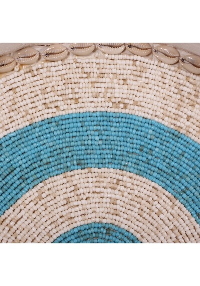 Anadolu Boncuklu Bambu Duvar Dekoru &tepsi 45 Cm Mix