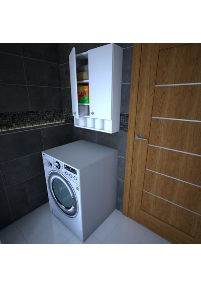 Emkawood Cabi Banyo Dolabı Beyaz