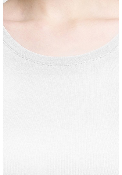 Lescon Kadın Kısa Kollu T-shirt 26y-2127 Beyaz