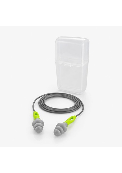 İpli Kulak Tıkacı 7-12 Mm 29 Db Gürültü Azaltıcı Sl1409c Ses Önleyici Pratik Gri Yeşil İpli Kulaklık
