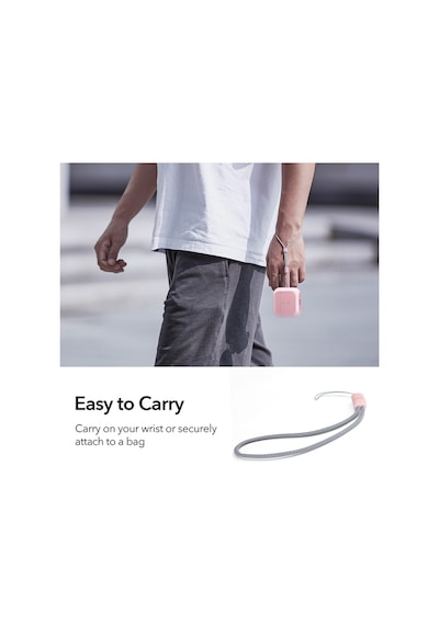 Esr Apple Uyumlu Airpods 4 2024, Halolock Orbit Hybrid Magsafe Kılıf Pink