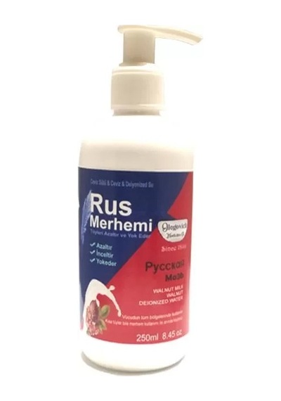 Hubrendy Sh Olegovich Medicine Rus Merhemi Tüy Dökücü Azaltıcı Krem Merhem 250 Ml 73971012