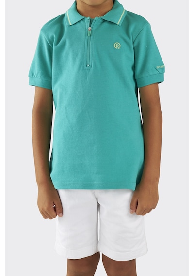 Erkek Çocuk Yeşil Polo Yaka Tişört Çok Renkli 2311BK05076