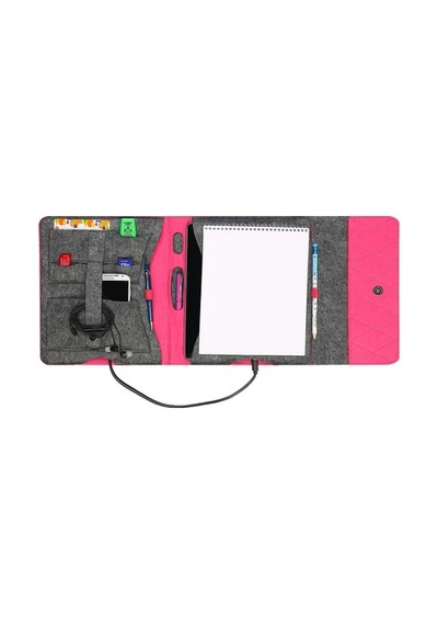 Yaratıcı Tasarım Keçe Tablet Kılıfı Organizer Tüm Markalara Uyar (494605528)