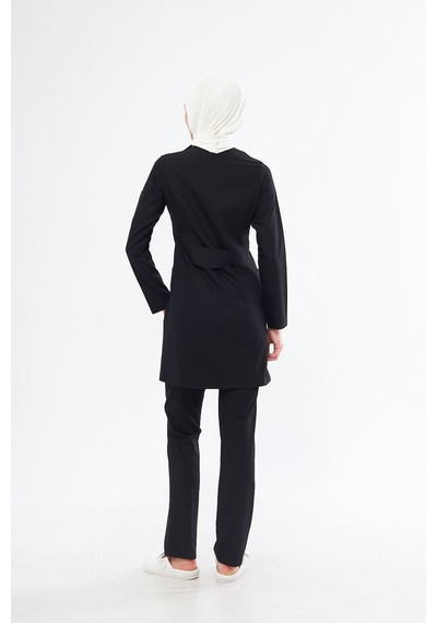 Elegance Santana Kadın Tesettür Takım - Siyah