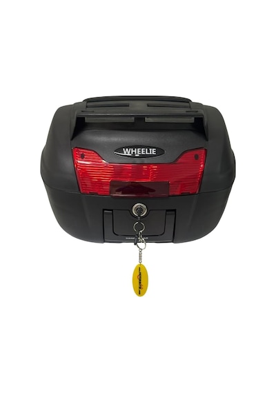 Xt60-b 40 Litre Motosiklet Arka Çanta Siyah Su Geçirmez Abs Top Case Bagaj Üniversal Belirtilmemiş