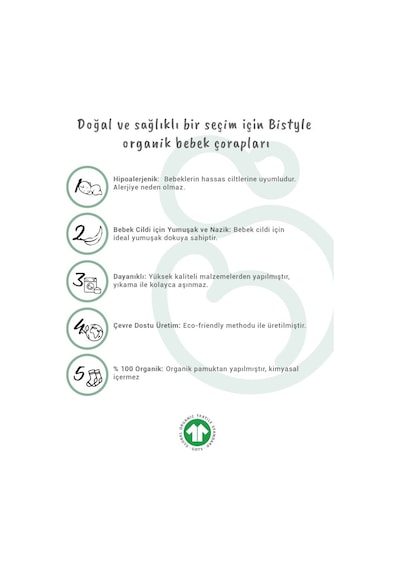 Akıllı Bayi 5'li Penye Kaymaz Çember Soket Çorap 10122 Ekru renkli