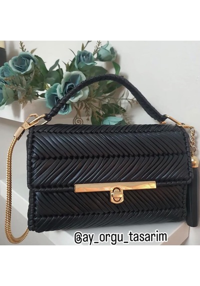 Çanta Aksesuar Ay Örgü Tasarım Model Çanta Yapım Seti Diğer