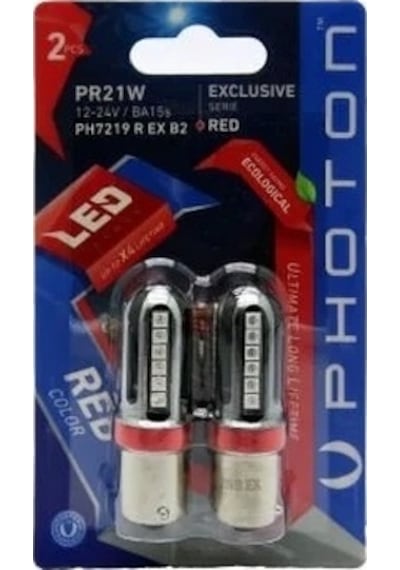 Ph7219 R Ex B2 P21w Red 93 Exclusıve Serıe 2'li Blıster