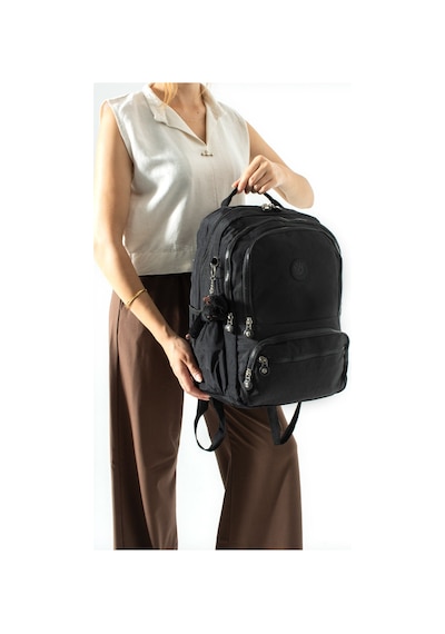 Ultra Hafif Çok Cepli Orta Boy Sırt Çantası Siyah Model: 571-3m