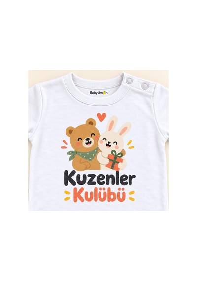 Babylimon Kuzenler Kulübü Beyaz Kısa Kollu Çıtçıtlı Bebek Zıbını Beyaz - Kuzenler Kulübü - 928161934 Beyaz - Kuzenler Kulübü Babylimon Kuzenler Kulübü Beyaz Kısa Kollu Çıtçıtlı Bebek Zıbını Beyaz - Kuzenler Kulübü - 928161934 Beyaz - Kuzenler Kulübü