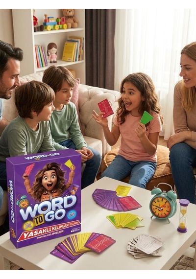 Word To Go 720 Gizli Kelimeli 3600 Anahtar Kelimeli 260 Kartlı Eğitici 4+ Kişilik Aile Kutu Oyunu