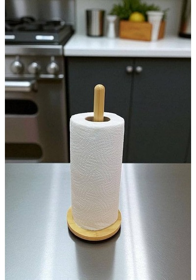 Bambu Kağıt Havluluk- Bambu Peçetelik Açık Kahverengi