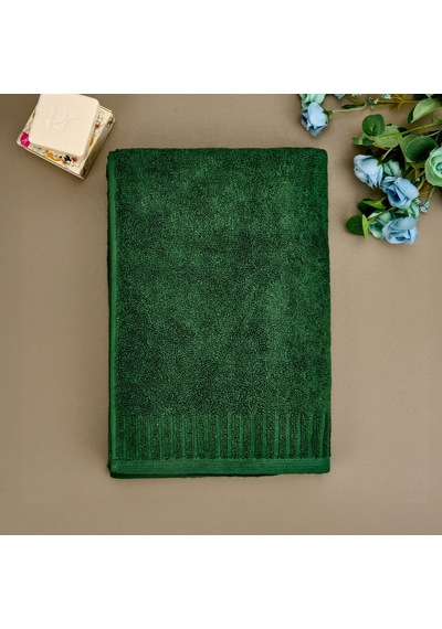 Soft Patte Banyo Havlusu - Yeşil - 70x140 Cm Renkli
