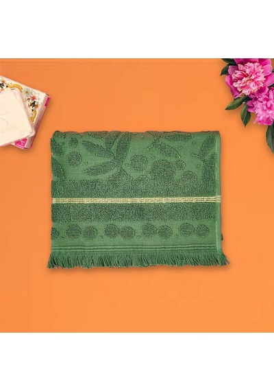 Soft Zeleno Yüz Havlusu - Yeşil - 50x70 Cm Çok Renkli