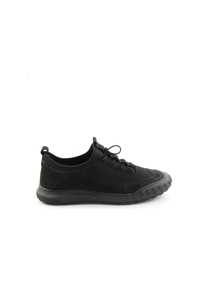 Bambi Siyah Nubuk Hakiki Deri Erkek Sneaker E01076378501