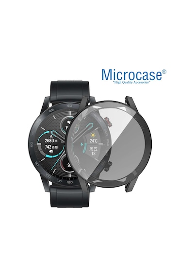 Honor Watch Magic 2 46Mm Önü Kapalı Tasarım Silikon Kılıf
