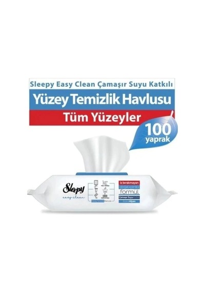Mey İthalat Çamaşır Suyu Katkılı Yüzey Temizleme Havlusu 100 Adet Diğer