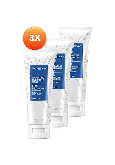 Avon Anew Nemlendirici Gece Maskesi 3 x 75 ML