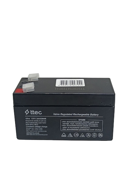 Ttec 12 Volt 1.3a Akü-12v 1.3 Ah Bakımsız Kuru Akü 2026 Üretim