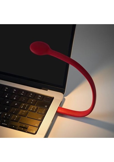Ikea Höstulota Led'li Usb Lamba, Kırmızı, 30 Cm