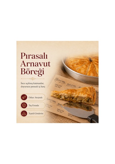 Pırasalı Arnavut Böreği Tepsi - 806783474