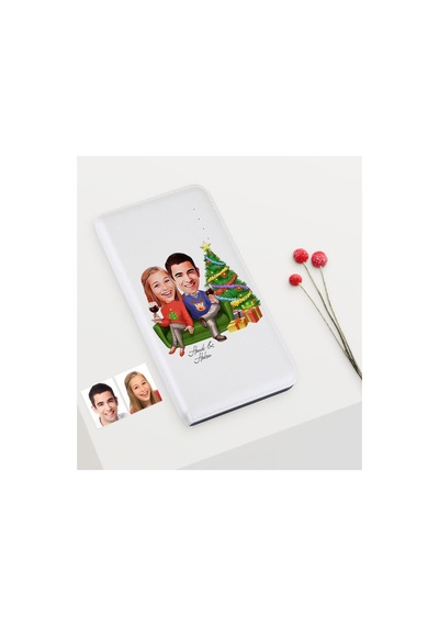 Kişiye Özel Yılbaşı Temalı Sevgililer Karikatürlü Pb-159 7000 Mah (397195320)