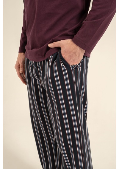 Arnetta Erkek Everything Is Possible Mor Uzun Kol Pijama Takım Ar3835-s-v1 Ar3835-s-v1
