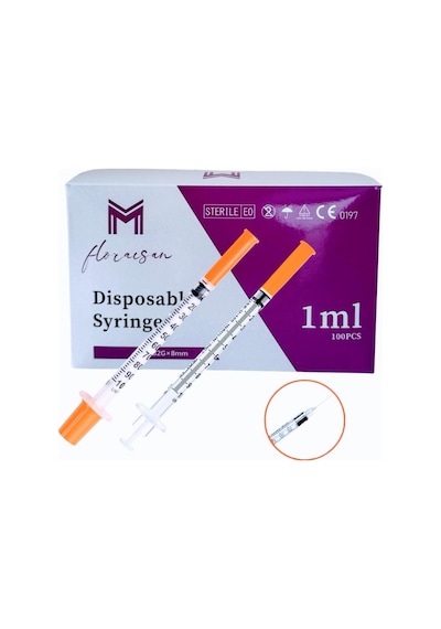 Micro Fine 1 Ml 32gx8mm Enjektör 100 Adet