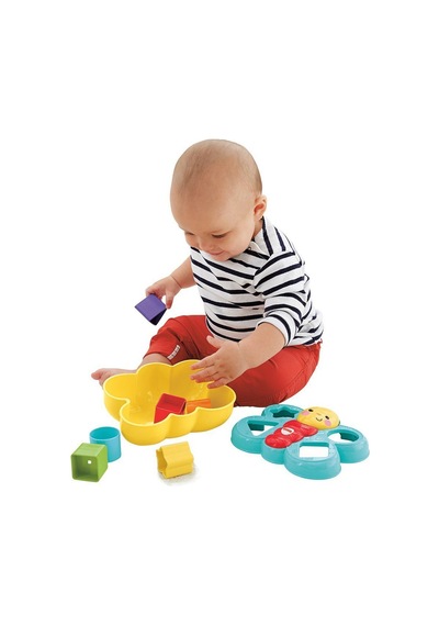 Cdc22 Fisher-price Şekil Eşleştirme Arkadaşı Kelebek / Sıralama Ve Şekil Ayırma Oyuncakları Çok Renkli