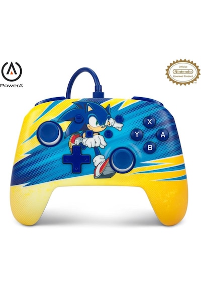 Nintendo Switch Kablolu Oyun Kolu Lisanslı Sonic Boost Edition Powera Oled,switch 2