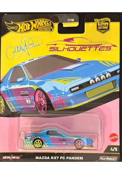 Hot Wheels Premium Car Culture Silhouettes Mazda Rx7 Pandem Jbk60 Renkli