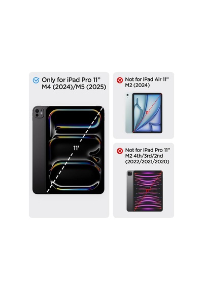 İpad Pro 11" 2025/2024 İle Uyumlu Kılıf Urban Fit Rose Gold - Acs07021