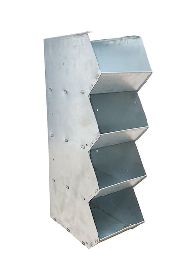 Zargana 4 Gözlü Modüler Galvanizli Metal Avadanlık - Kaynaksız Endüstriyel Tasarım