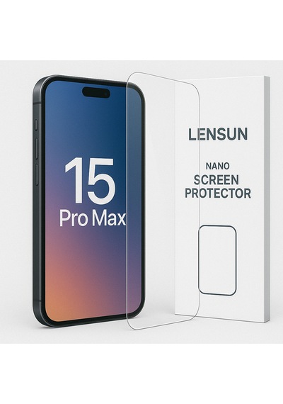 Apple iPhone 15 Pro Max Uyumlu Lensun Nano Ekran Kaplama