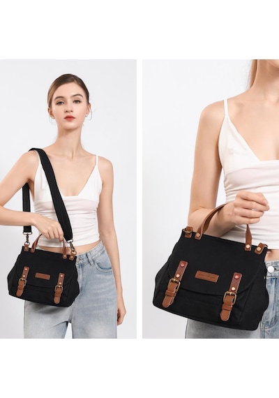 Kanvas Kumaş Kadın Çantası Elden Tutmalı Smart Bags 1327 Bej