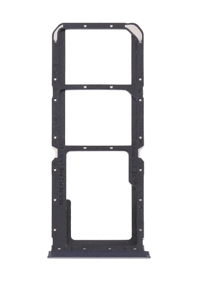 Oppo A55 2021 Uyumlu Sim Tepsisi Siyah Siyah Sim Yuvası.