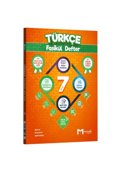 Mozaik 7.sınıf Fasikül Defter Türkçe - 26-27
