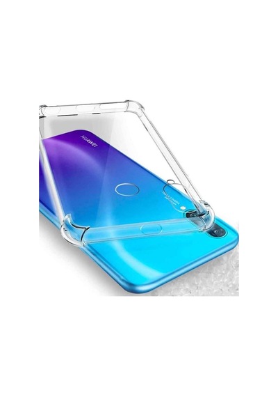 Huawei P30 Lite Shock Absorbing Darbe Emicili Şeffaf Silikon Kılıf