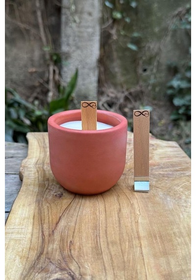 Rufus Concept Düz Model Ahşap Mum Fitili Ve Yapışkanlı Fitil Sehpası 12 Adet 15mm X 100mm X 0,5mm Sevgililer Günü Temalı Desen