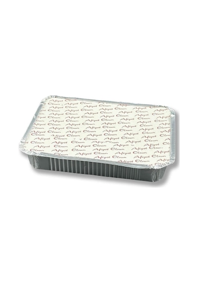 Alüminyum 1500 Gr Kapaklı Kase Yemek Ve Salata 100 Adet Diğer